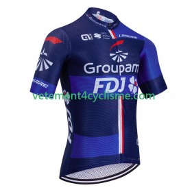 Homme Maillot vélo Fdj Groupama 2023
